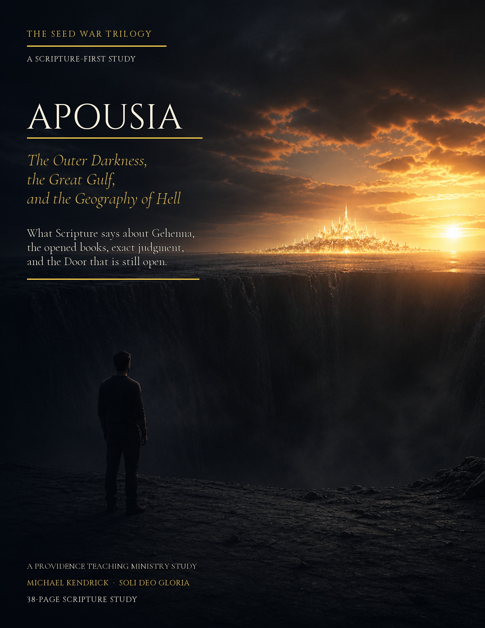 Cover of Apousia: The Outer Darkness, the Great Gulf, and the Geography of Hell